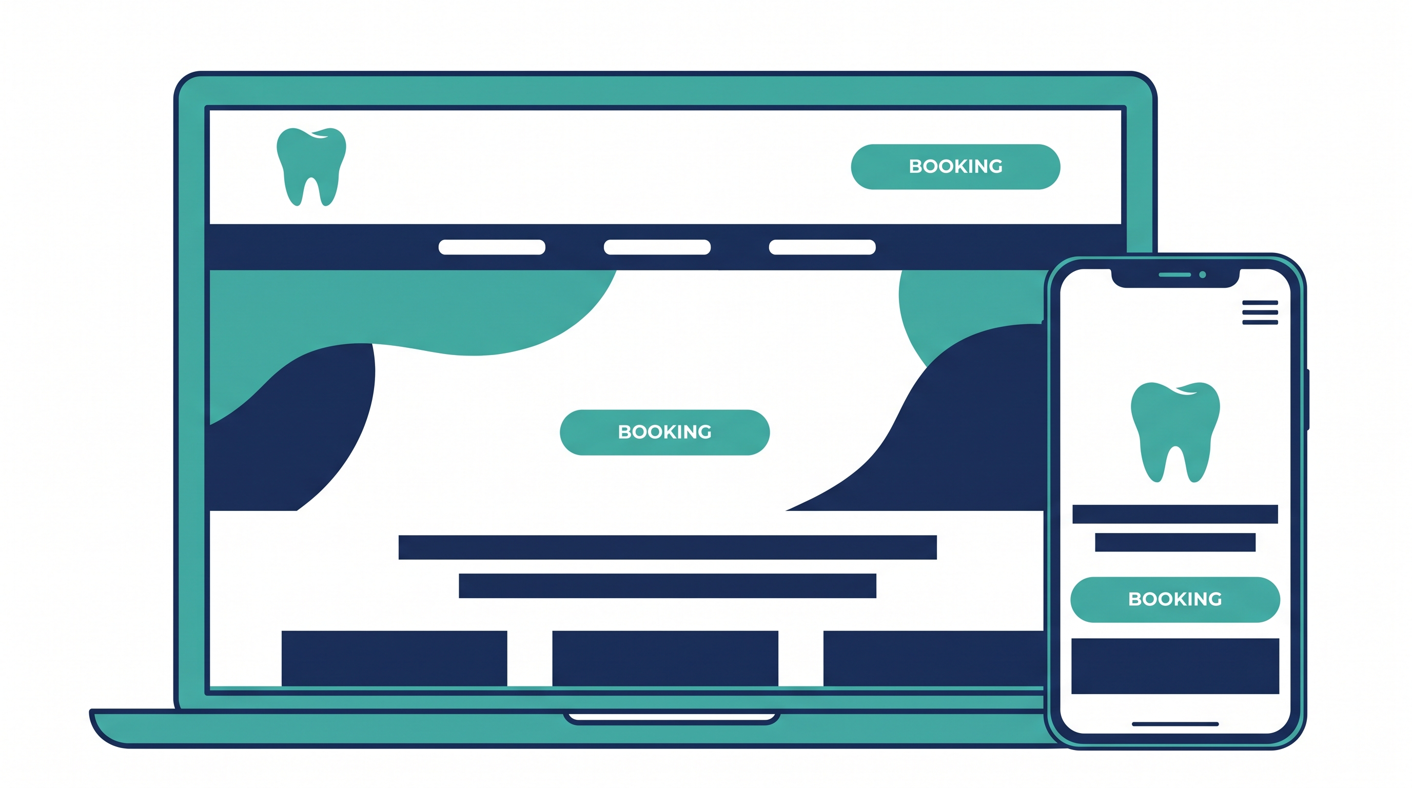 Dental website design by a dentist marketing agency