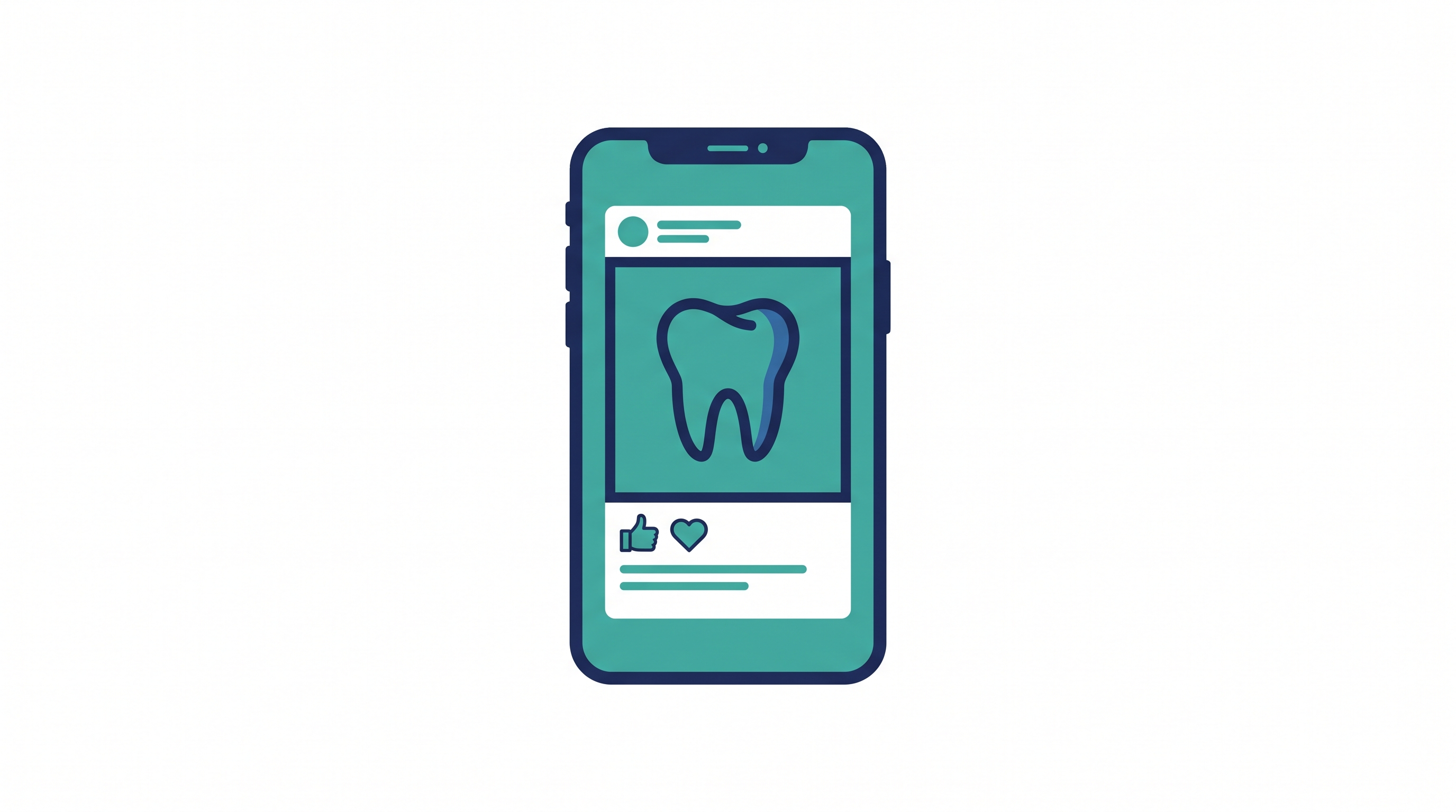Social media ads for a dental practice