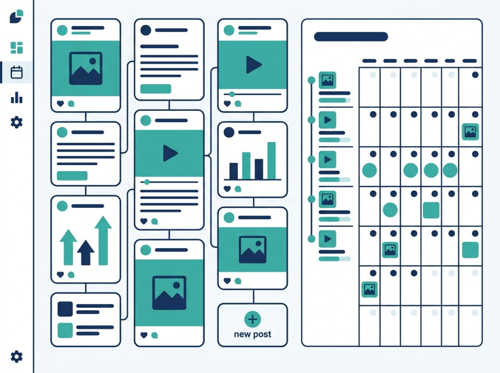 Social media management for a healthcare practice