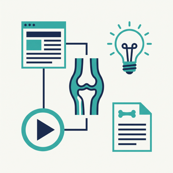 Orthopedic content marketing about joint and bone health