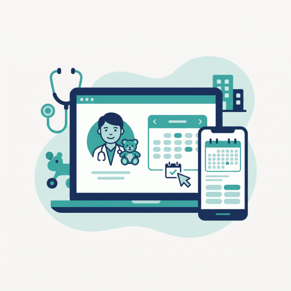 Pediatric practice website design by a pediatrician marketing agency