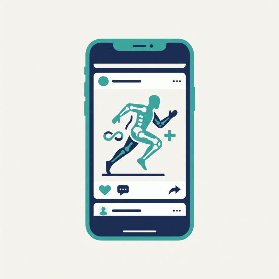 Social media ads for an orthopedic practice about joint and bone health
